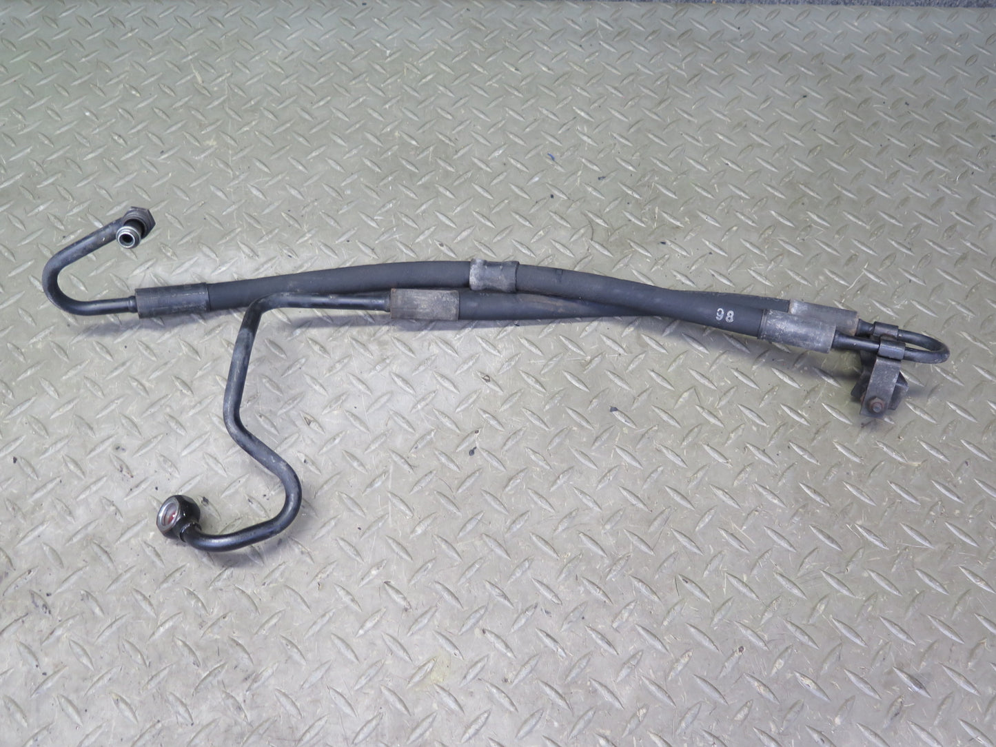01-06 BMW E46 330ci Set of 2 Power Steering Hose Pipe Line OEM