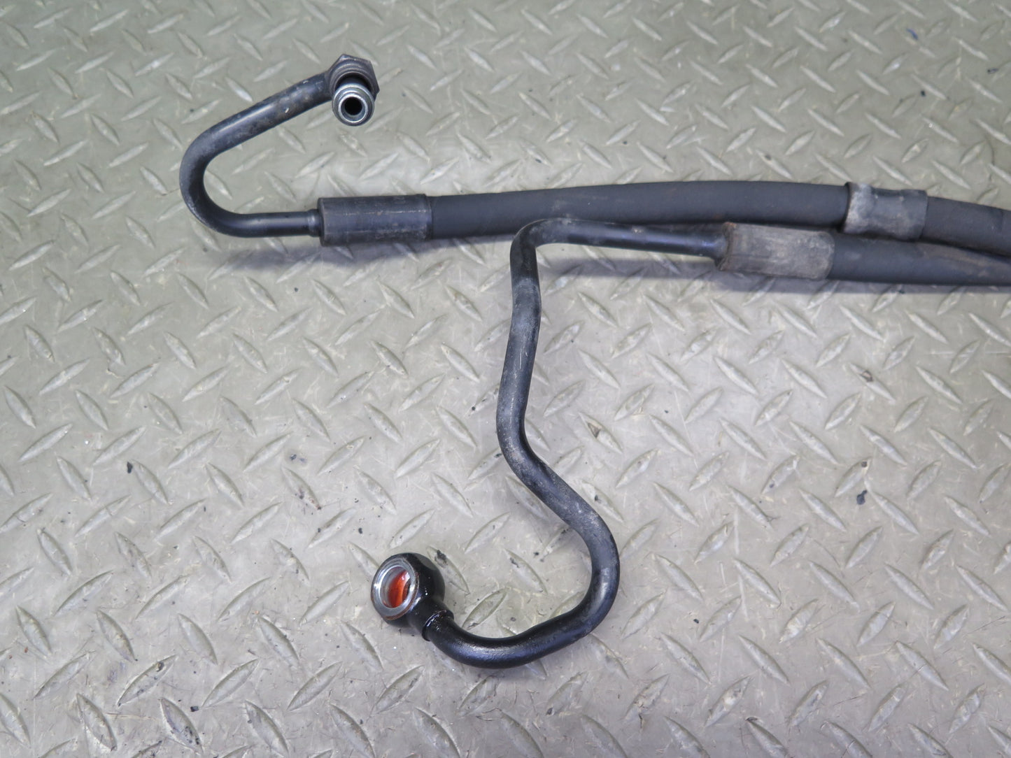 01-06 BMW E46 330ci Set of 2 Power Steering Hose Pipe Line OEM