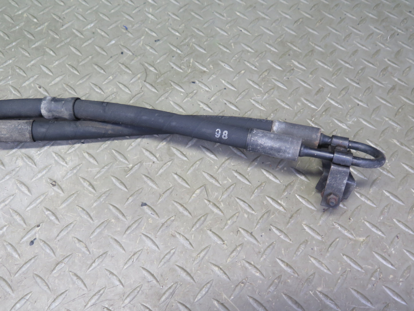 01-06 BMW E46 330ci Set of 2 Power Steering Hose Pipe Line OEM