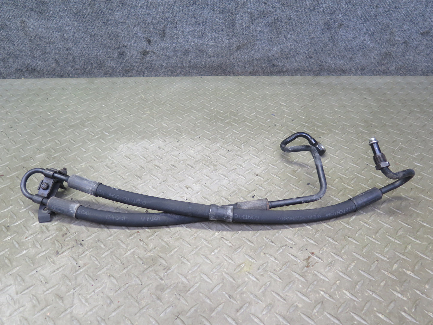 01-06 BMW E46 330ci Set of 2 Power Steering Hose Pipe Line OEM