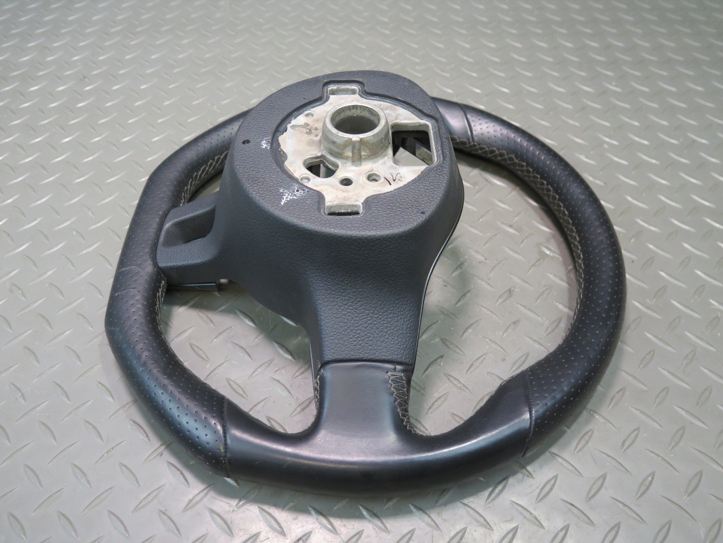 12-13 VW Golf MK6 R Sport Leather Steering Black w Controls 5K0419091ARASZ OEM