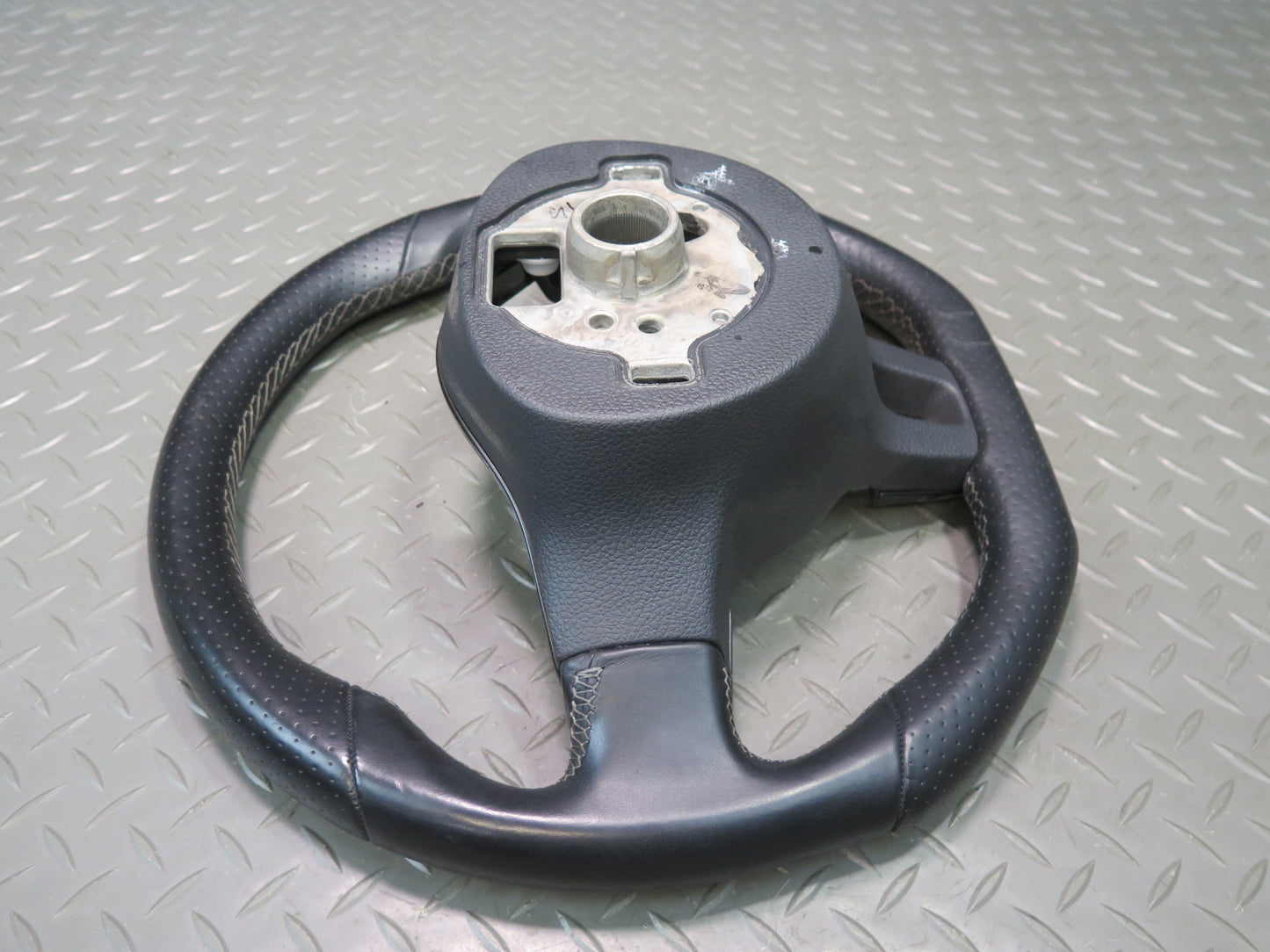 12-13 VW Golf MK6 R Sport Leather Steering Black w Controls 5K0419091ARASZ OEM