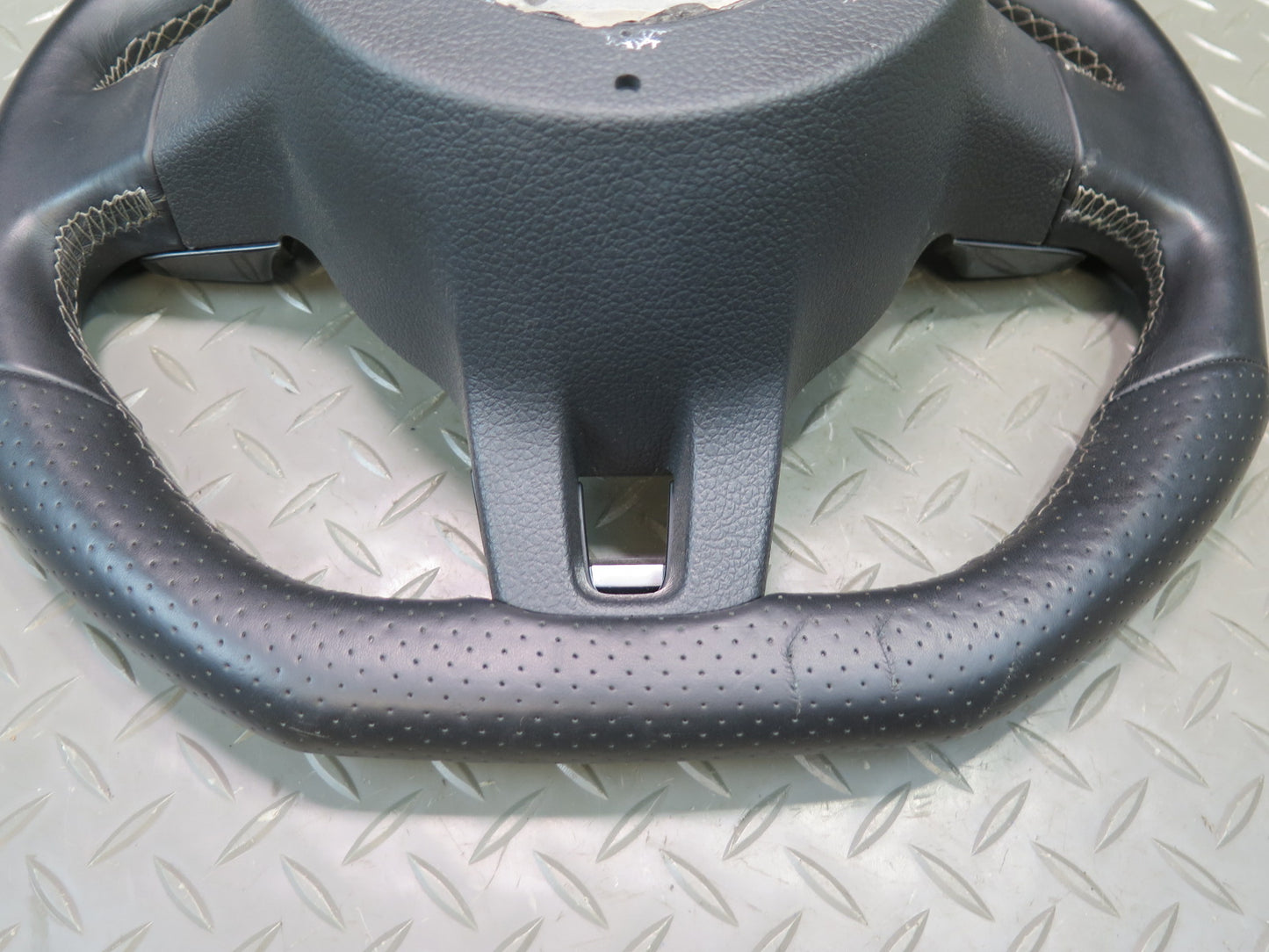 12-13 VW Golf MK6 R Sport Leather Steering Black w Controls 5K0419091ARASZ OEM