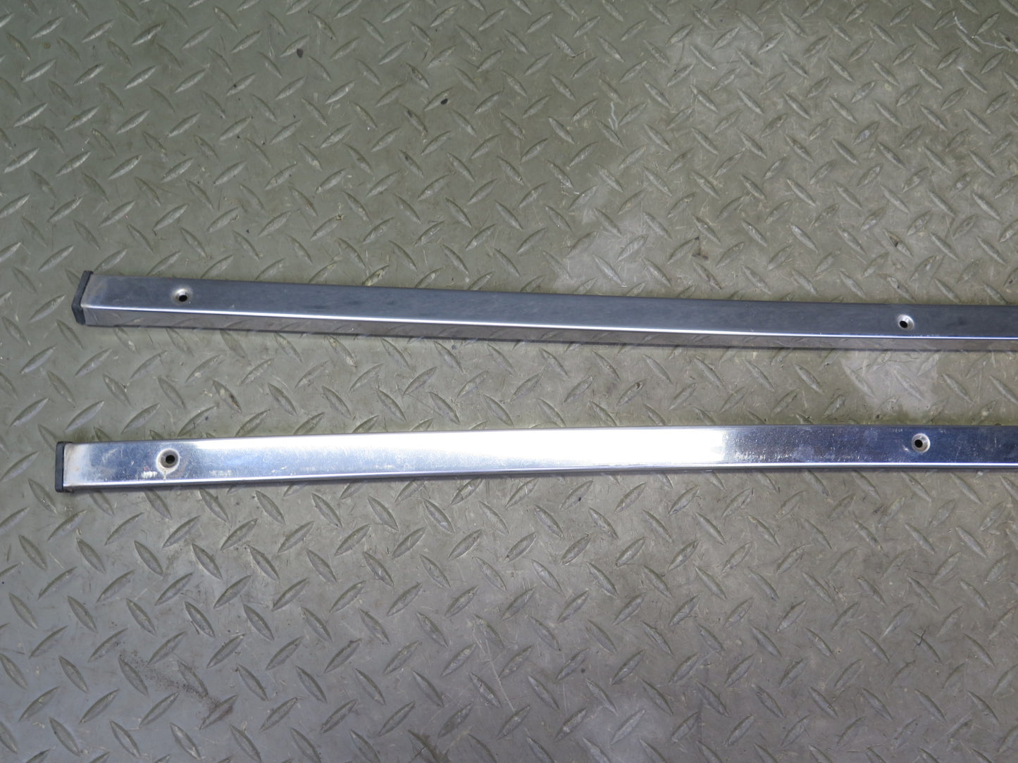 84-86 Nissan Z31 300ZX 2+0 Set of 3 Back Glass Chrome Trim Molding Cover OEM