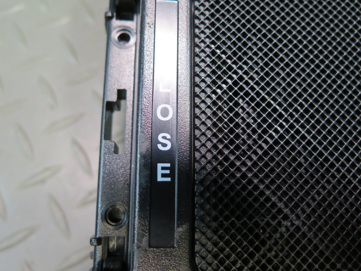 01-06 BMW E46 330ci Convertible Rear Subwoofer Speaker w Cover OEM