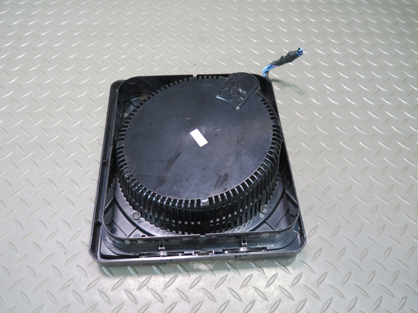01-06 BMW E46 330ci Convertible Rear Subwoofer Speaker w Cover OEM