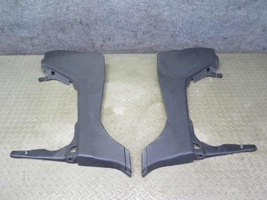 01-06 BMW E46 330ci Conv Set of 2 Rear Quarter Interior Trim Cover Black OEM