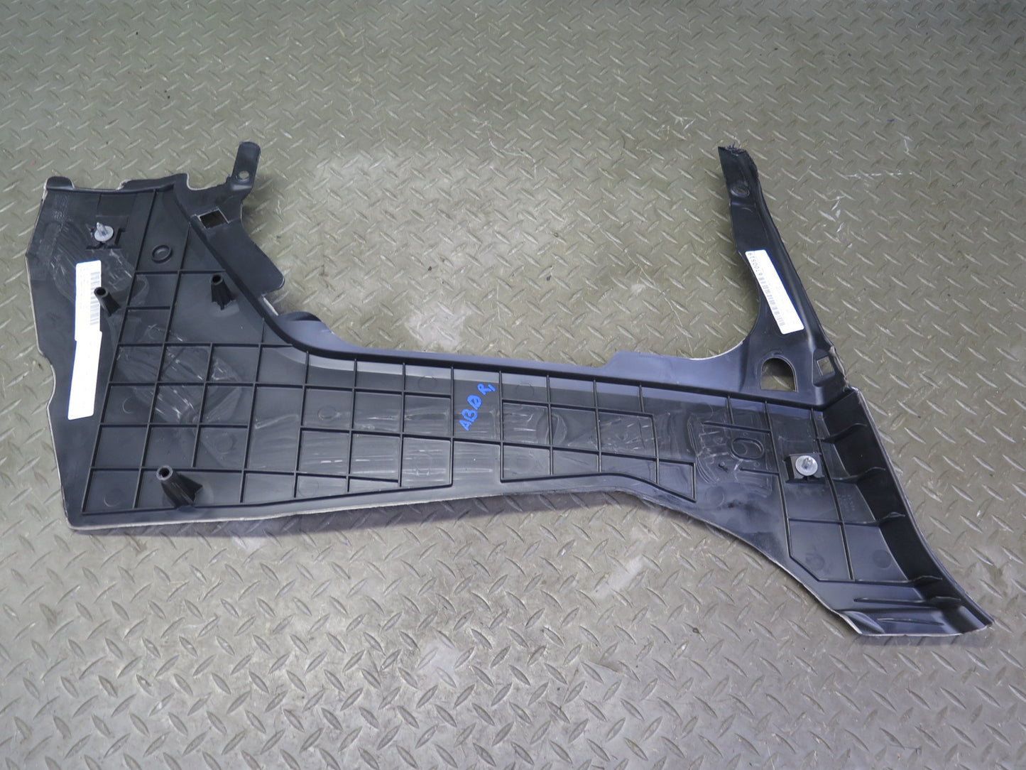 01-06 BMW E46 330ci Conv Set of 2 Rear Quarter Interior Trim Cover Black OEM