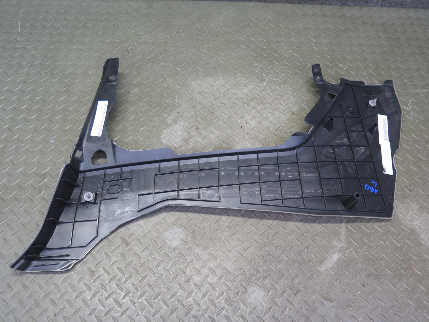 01-06 BMW E46 330ci Conv Set of 2 Rear Quarter Interior Trim Cover Black OEM