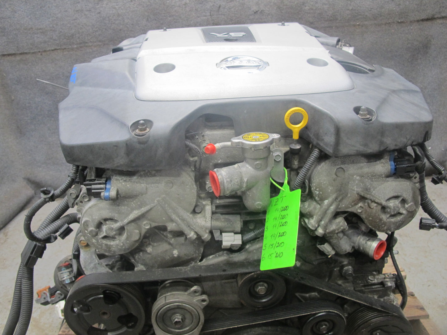 07-09 Nissan 350Z 3.5L VQ35HR VIN B 4TH Digit Complete Engine Motor 101K Miles