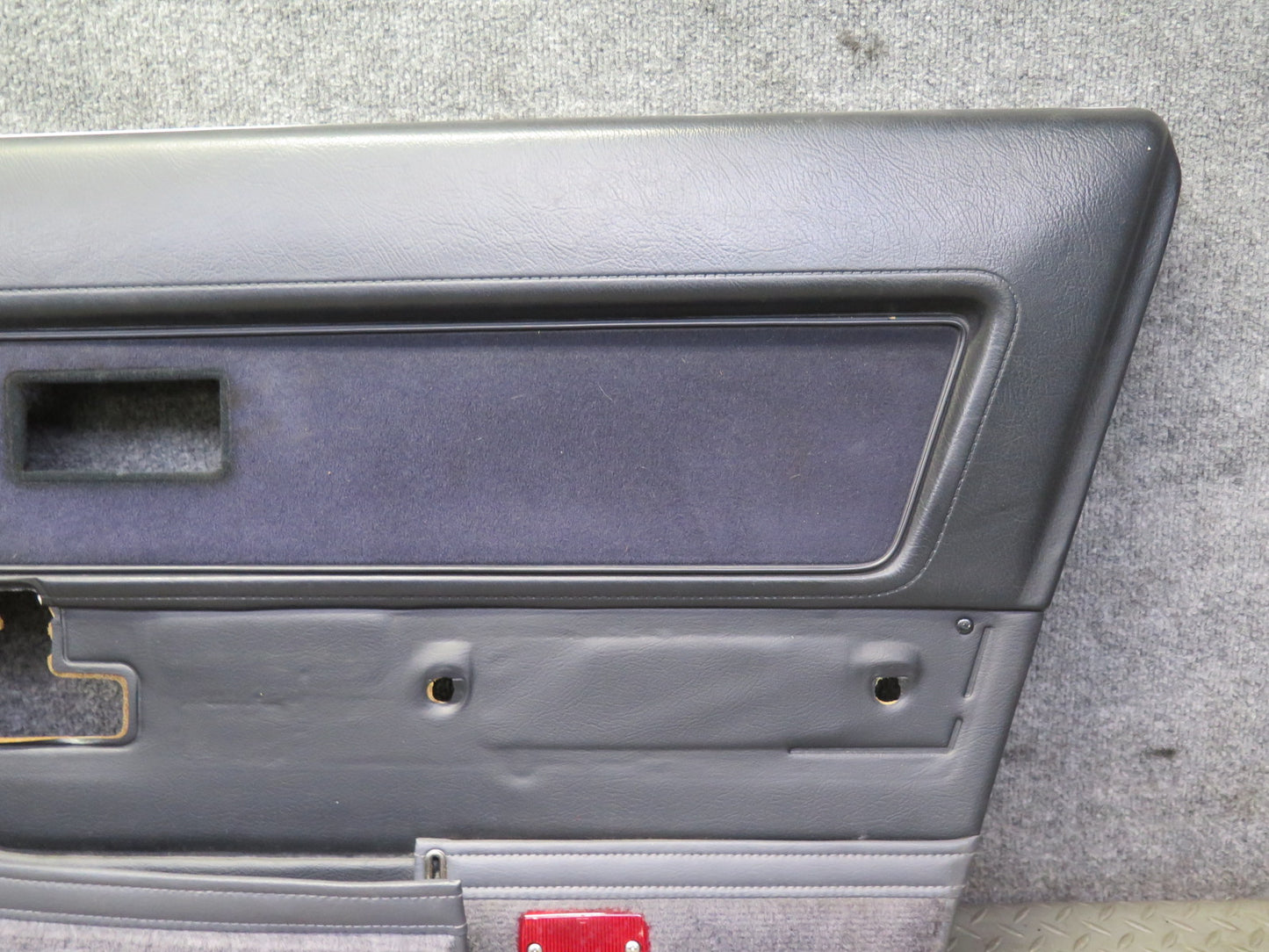 85-89 Nissan Z31 300ZX 2+0 Right Door Interior Trim Cover Panel w Handle Set OEM