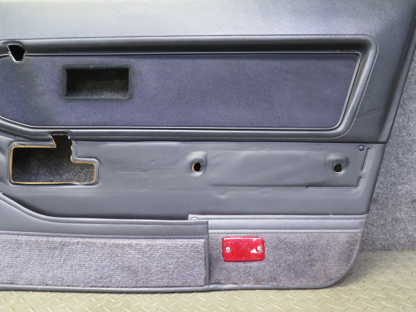 85-89 Nissan Z31 300ZX 2+0 Right Door Interior Trim Cover Panel w Handle Set OEM