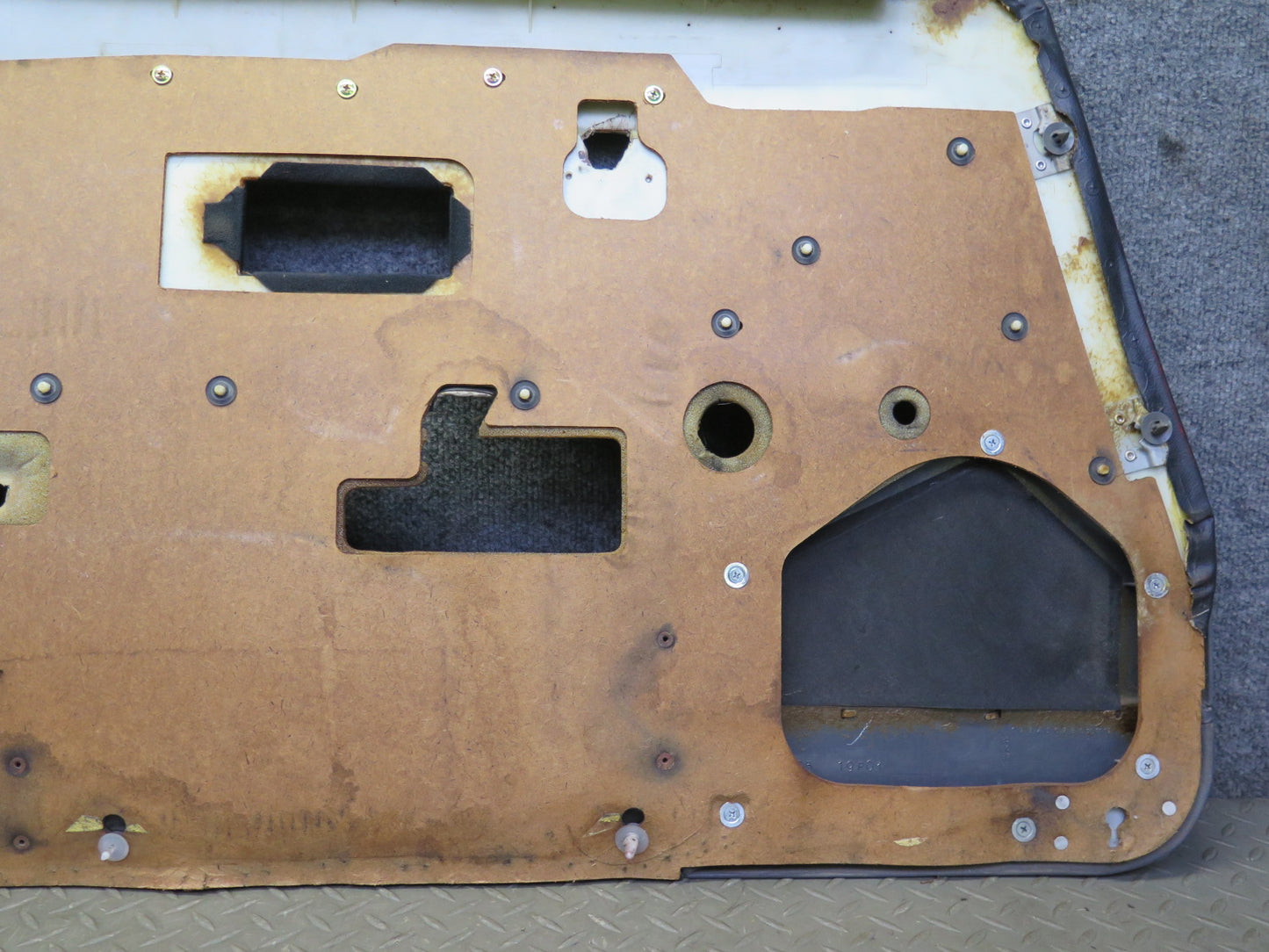 85-89 Nissan Z31 300ZX 2+0 Right Door Interior Trim Cover Panel w Handle Set OEM