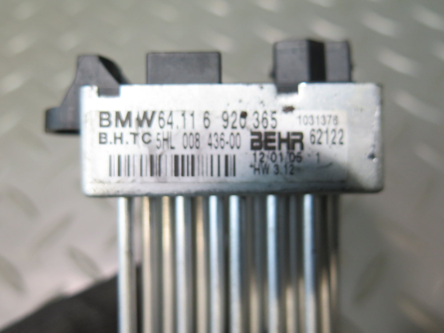 01-06 BMW E46 330ci A/C Heater Blower Motor Fan w Resistor OEM