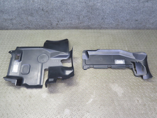 01-06 BMW E46 330ci A/T Set of 2 Left & Right Lower Kick Trim Cover Panel OEM
