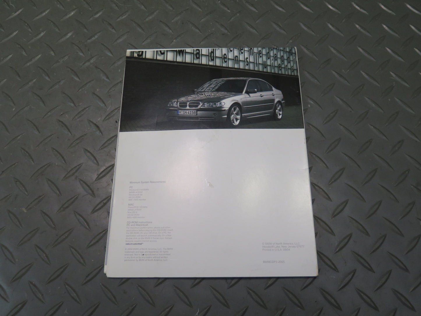 2005 BMW E46 330ci Owners Operator Guide Manual Book Set w Black Case OEM