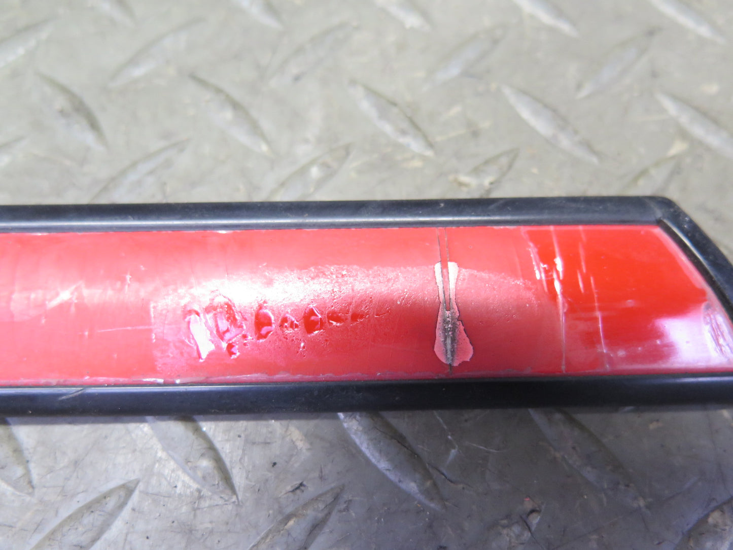 1986 Nissan 300ZX Z31 2+0 Set of 5 Left Right Door Fender Molding Trim RED OEM