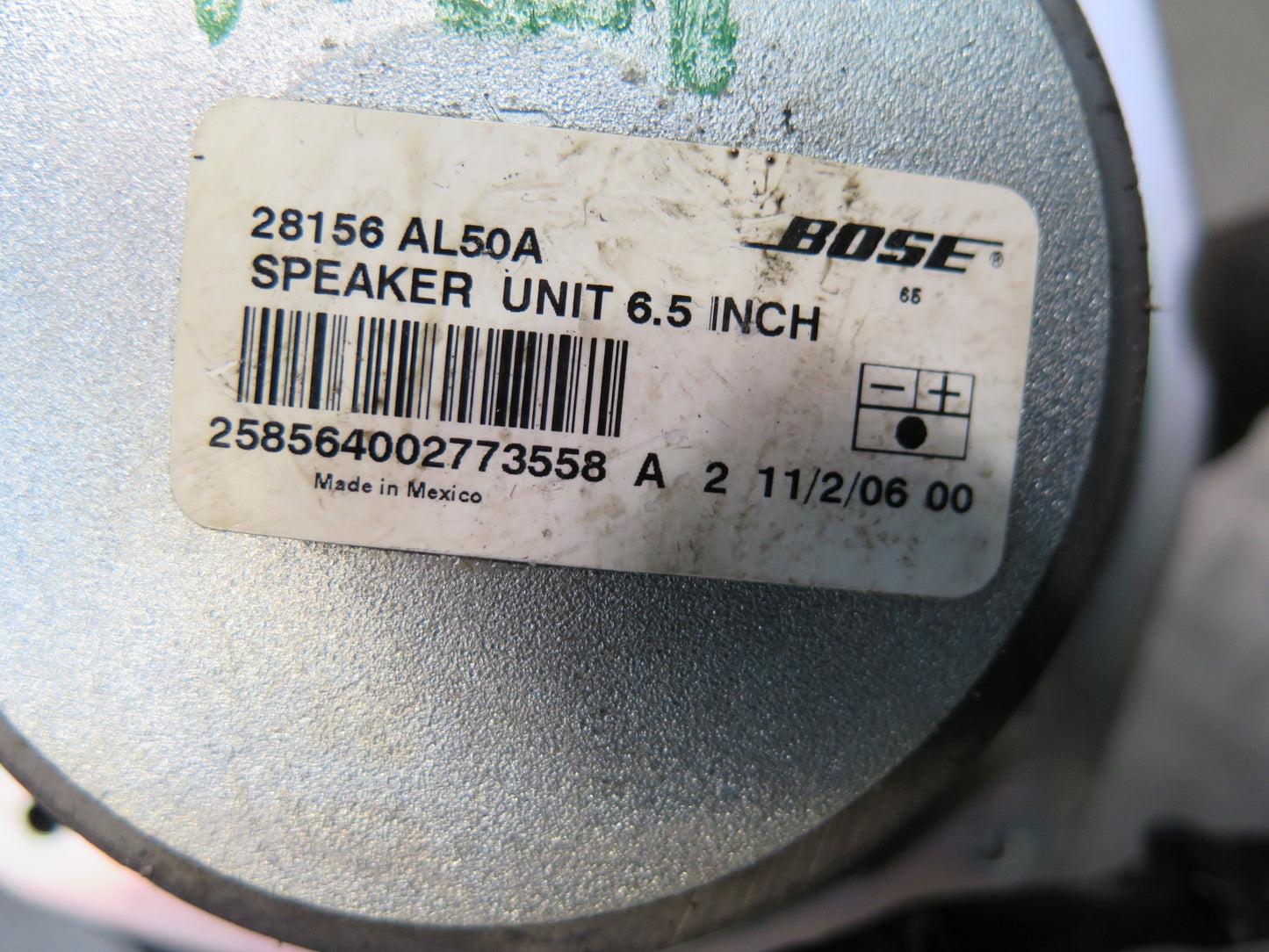 04-09 Nissan 350Z Z33 Convertible Rear Deck Left & Right Bose Speaker Set OEM