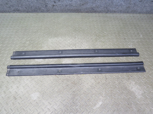 84-89 Nissan Z31 300ZX 2+0 Left Right Door Scuff Sill Plate Trim Panel Set OEM