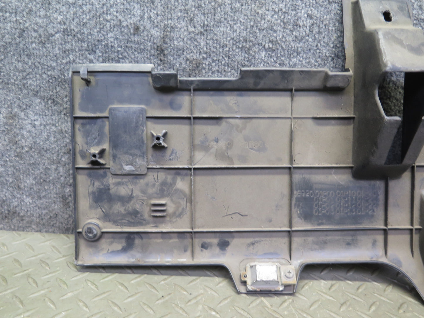 84-86 Nissan Z31 300ZX Front Left Under Dash Kick Trim Panel 68920-01P00 OEM