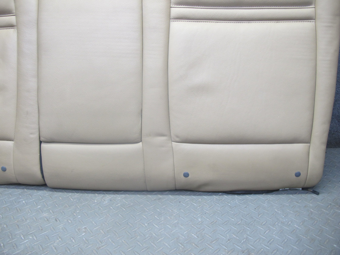 2007-2013 BMW E70 X5 Rear Comfort Leather Heated Seat Cushion Beige Set