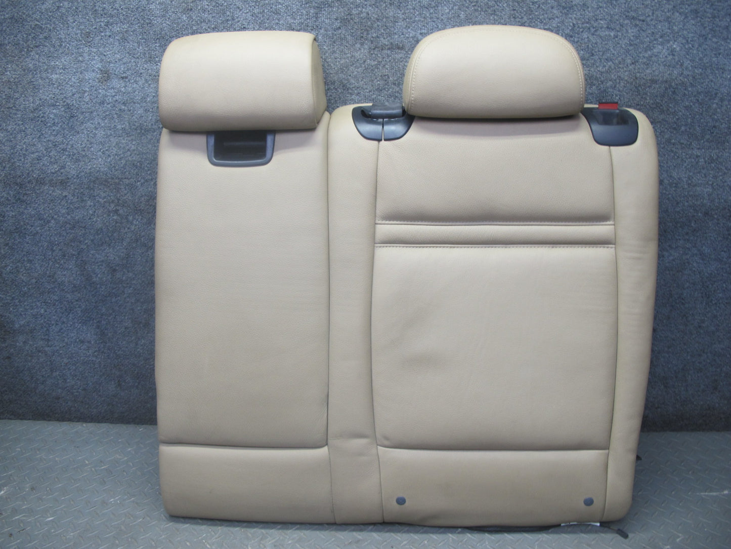 2007-2013 BMW E70 X5 Rear Comfort Leather Heated Seat Cushion Beige Set