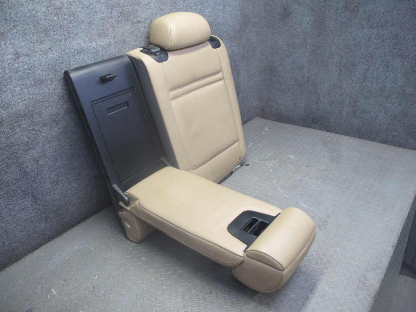 2007-2013 BMW E70 X5 Rear Comfort Leather Heated Seat Cushion Beige Set