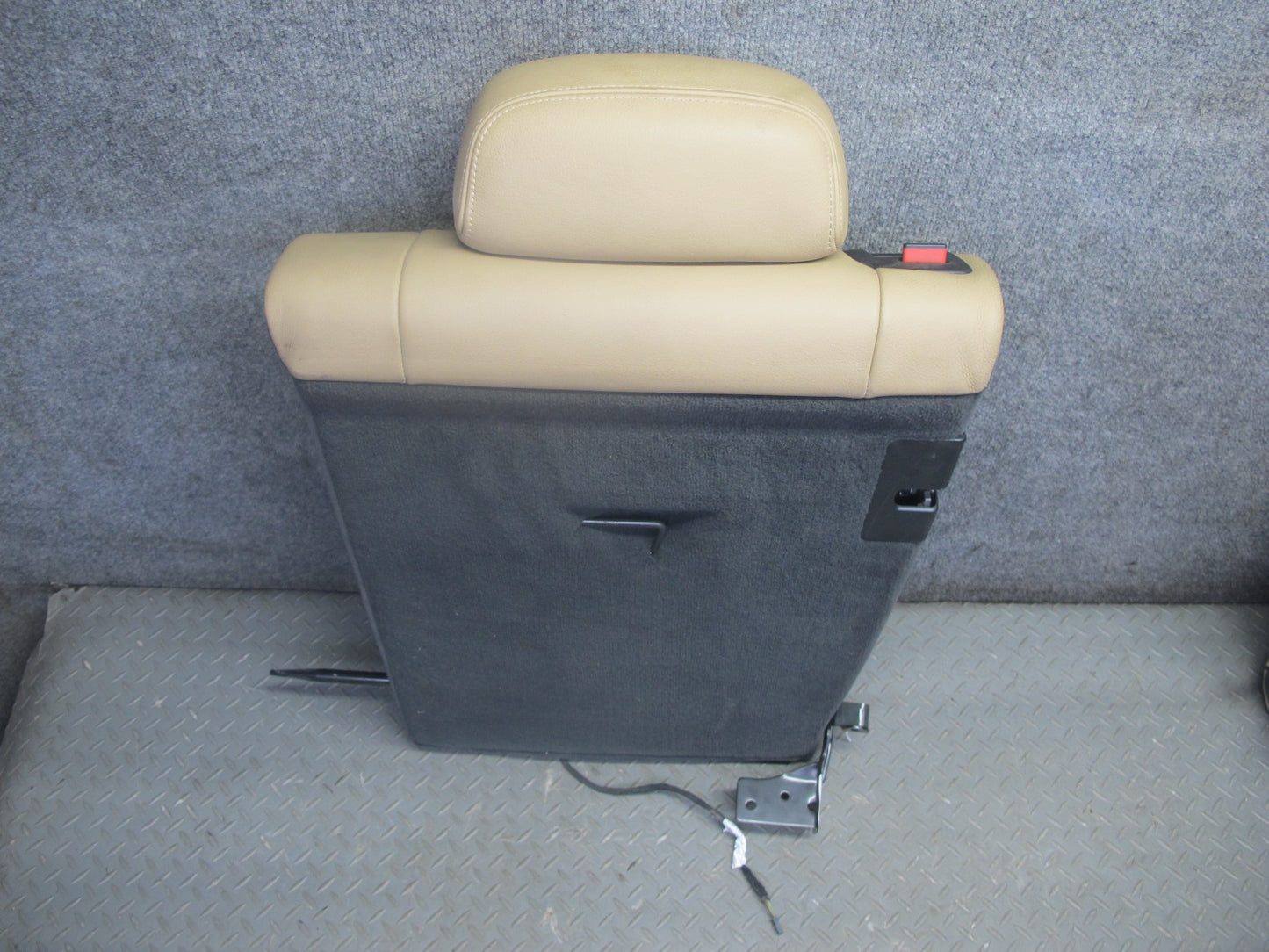2007-2013 BMW E70 X5 Rear Comfort Leather Heated Seat Cushion Beige Set