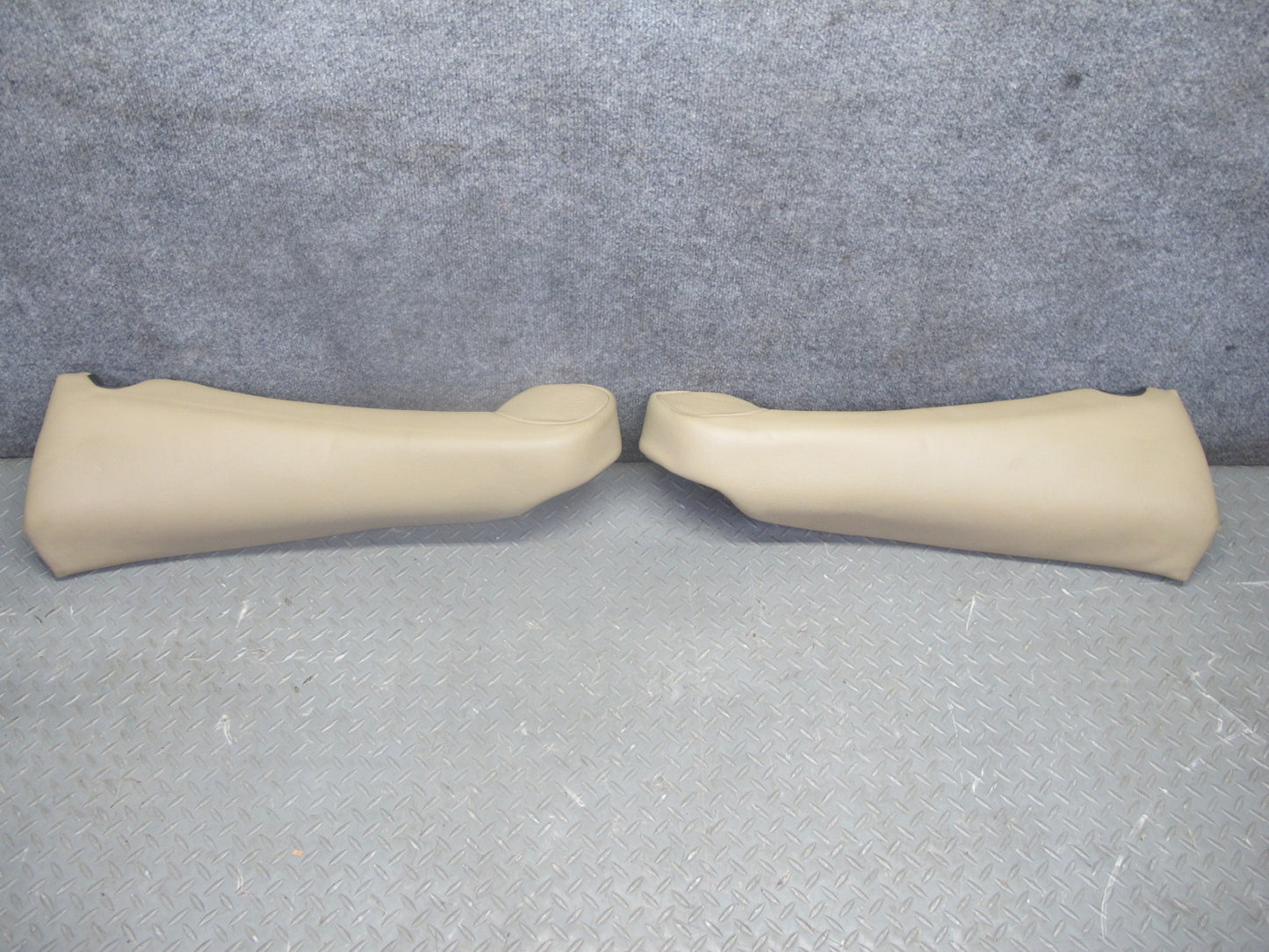 2007-2013 BMW E70 X5 Rear Comfort Leather Heated Seat Cushion Beige Set