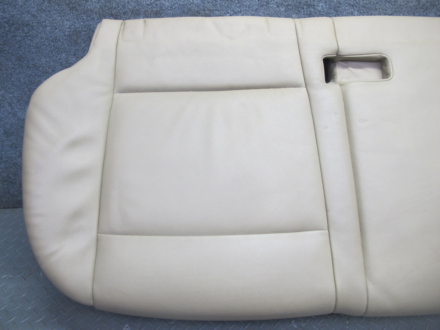 2007-2013 BMW E70 X5 Rear Comfort Leather Heated Seat Cushion Beige Set
