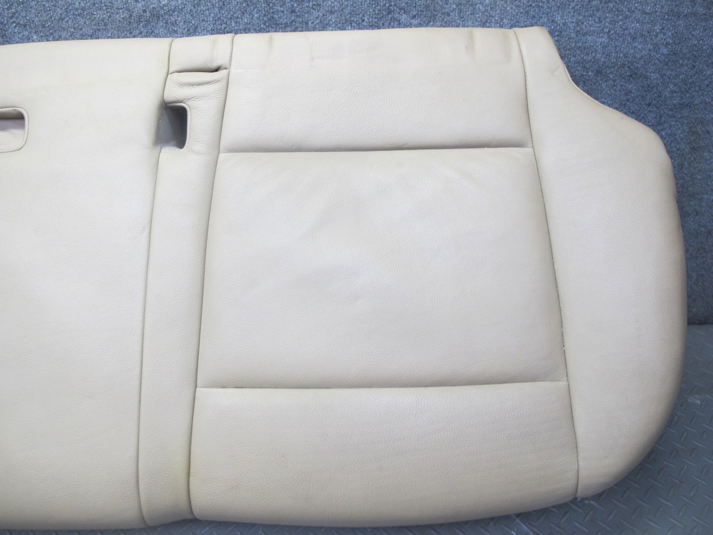 2007-2013 BMW E70 X5 Rear Comfort Leather Heated Seat Cushion Beige Set