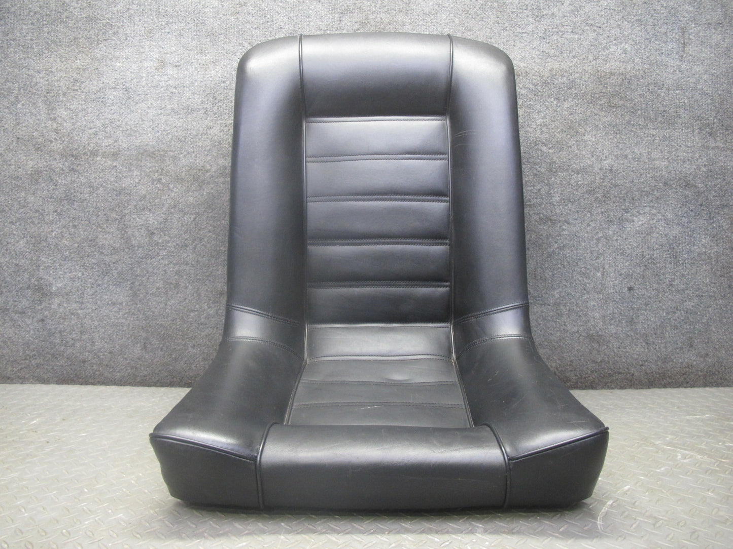 84-85 BMW E24 633CSI Rear Left Side Leather Sport Seat Black OEM
