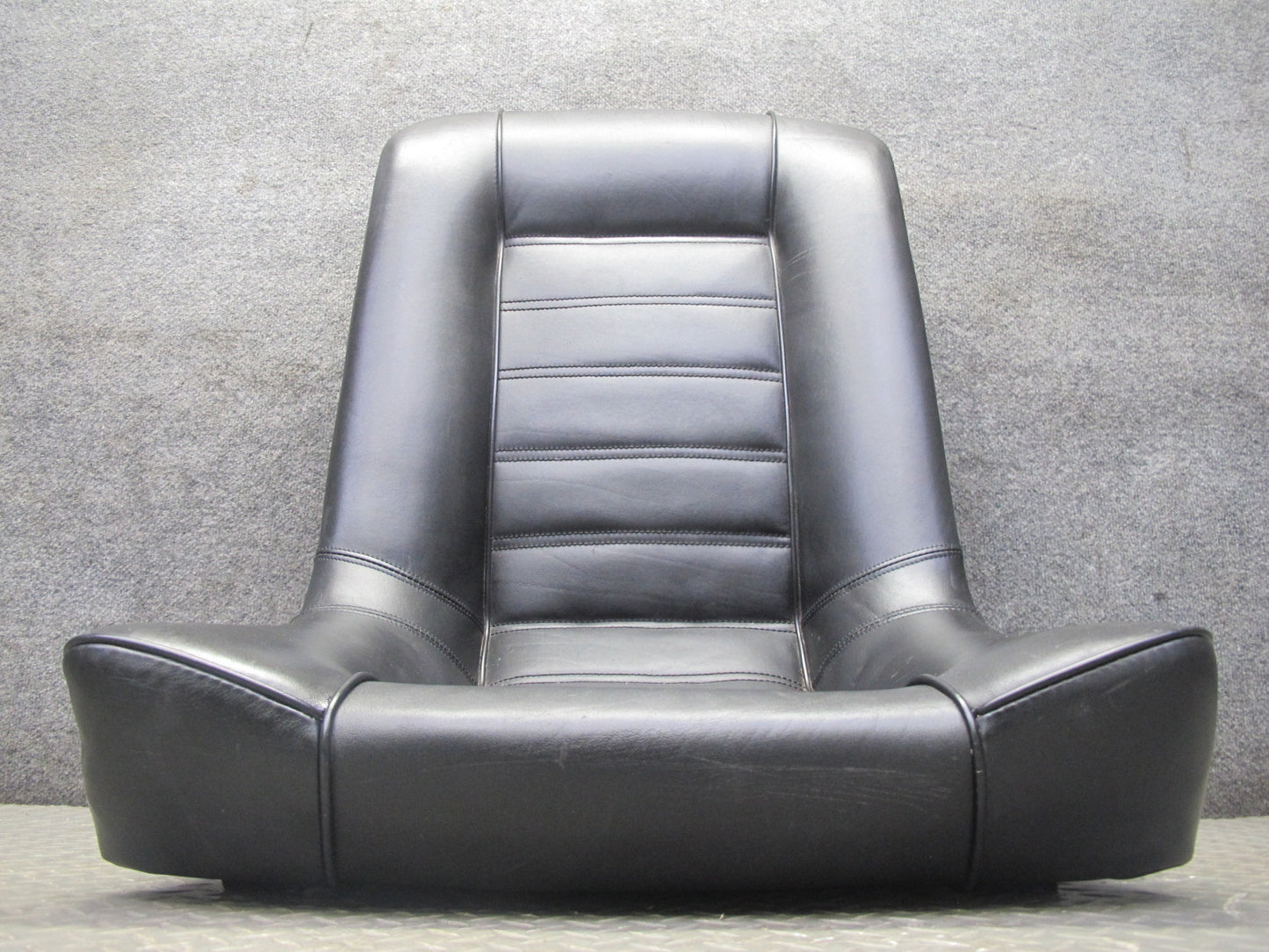 84-85 BMW E24 633CSI Rear Left Side Leather Sport Seat Black OEM