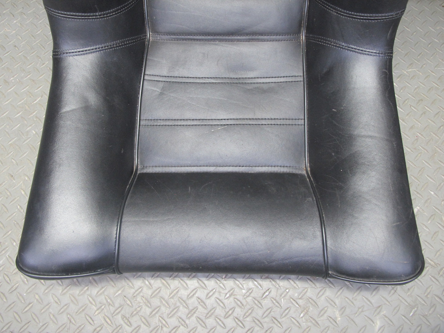 84-85 BMW E24 633CSI Rear Left Side Leather Sport Seat Black OEM