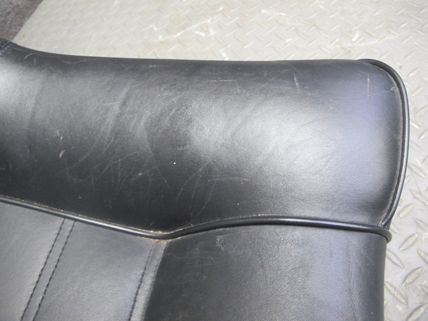 84-85 BMW E24 633CSI Rear Left Side Leather Sport Seat Black OEM