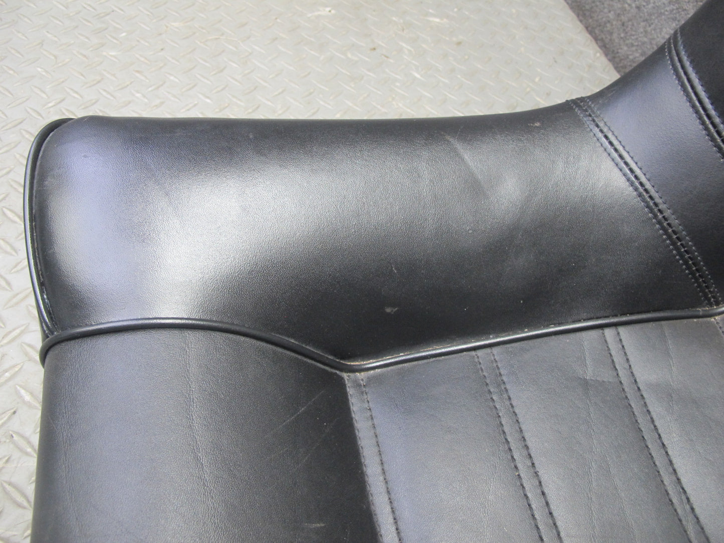 84-85 BMW E24 633CSI Rear Left Side Leather Sport Seat Black OEM