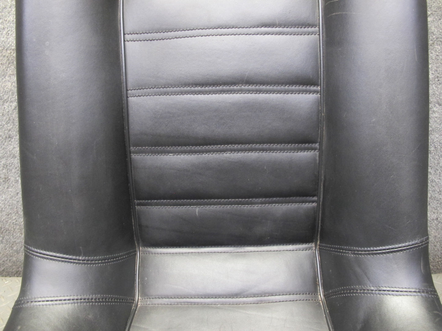 84-85 BMW E24 633CSI Rear Left Side Leather Sport Seat Black OEM
