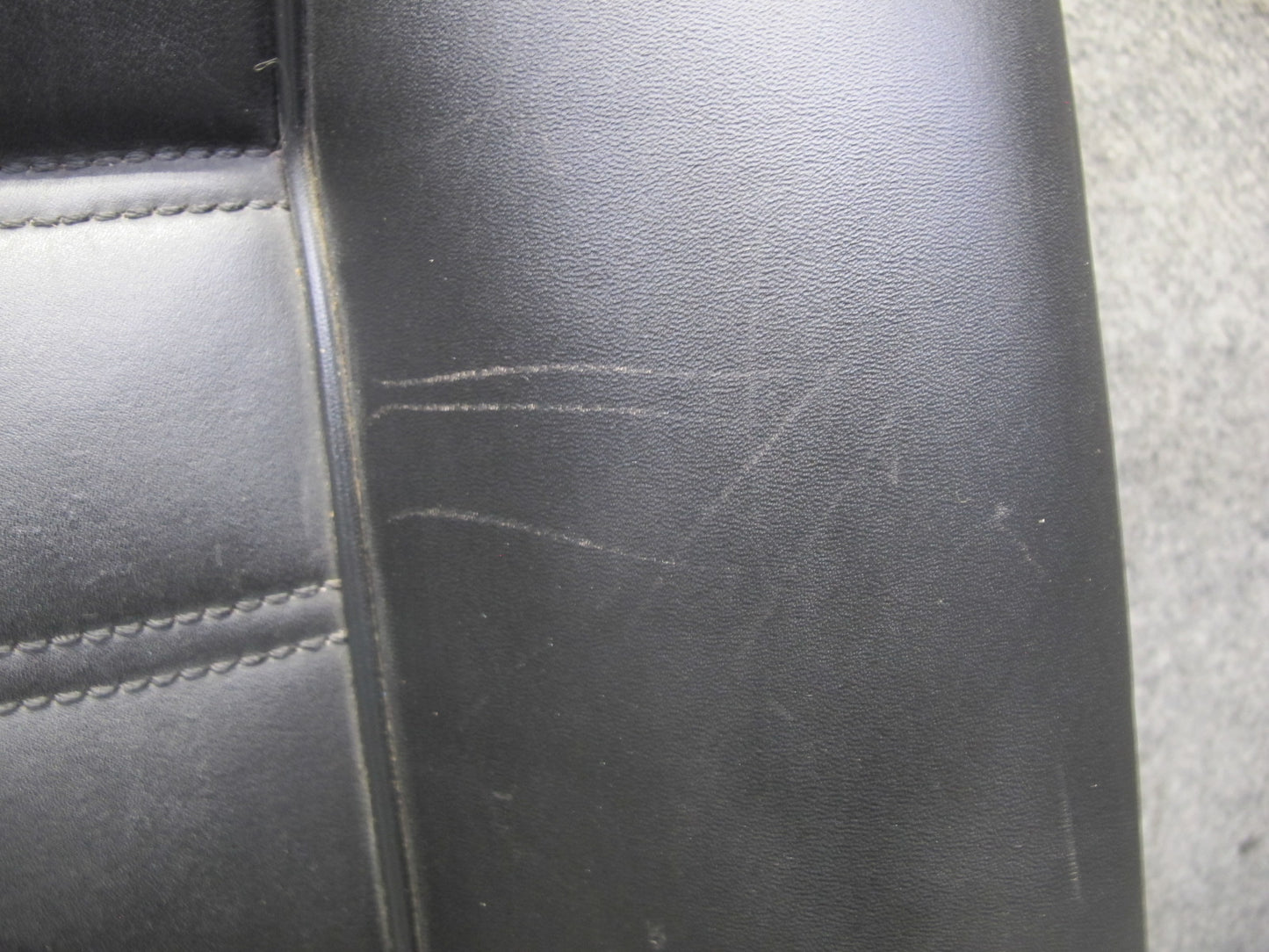 84-85 BMW E24 633CSI Rear Left Side Leather Sport Seat Black OEM