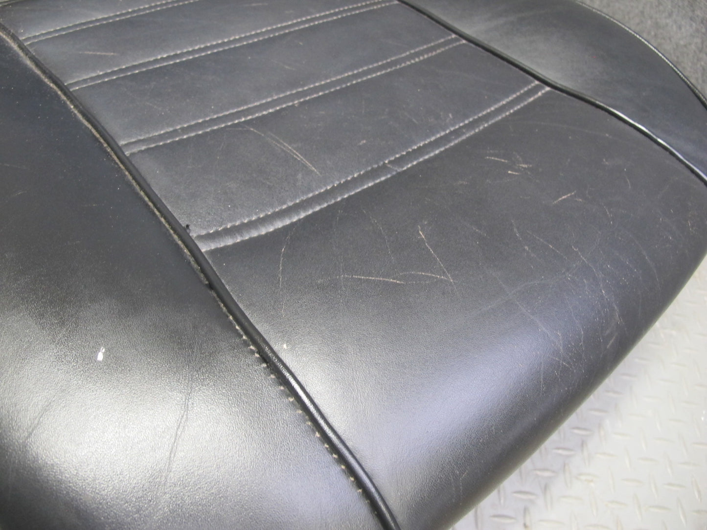 84-85 BMW E24 633CSI Front Left & Right Side Leather Sport Seat Black Set OEM