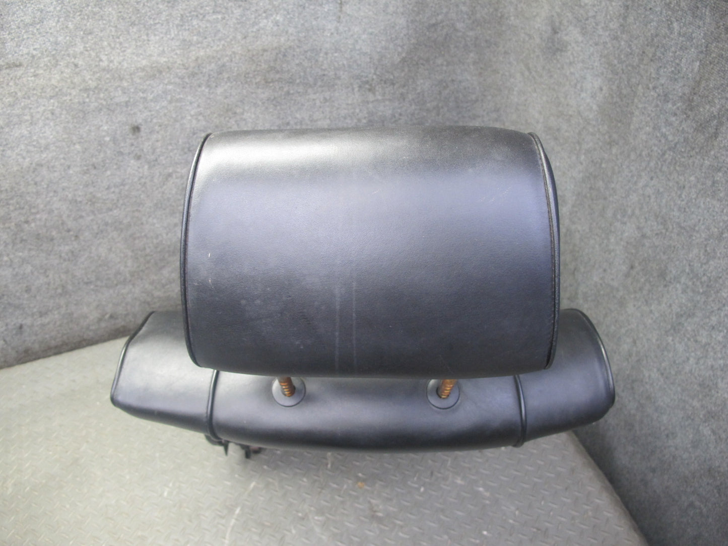 84-85 BMW E24 633CSI Front Left & Right Side Leather Sport Seat Black Set OEM