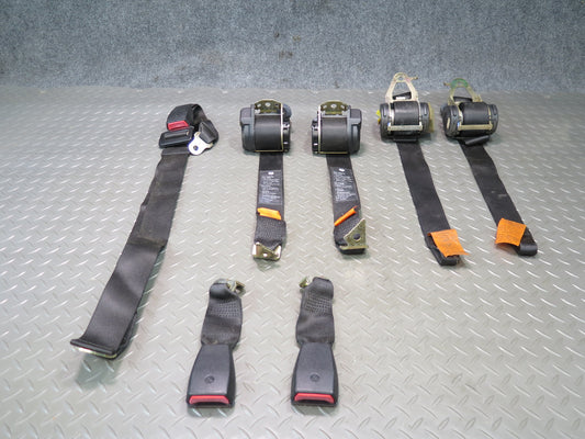 94-99 BMW E36 318ti COMPACT 7PCS SEATBELT RETRACTORS & SEATBELT BUCKLE SET OEM