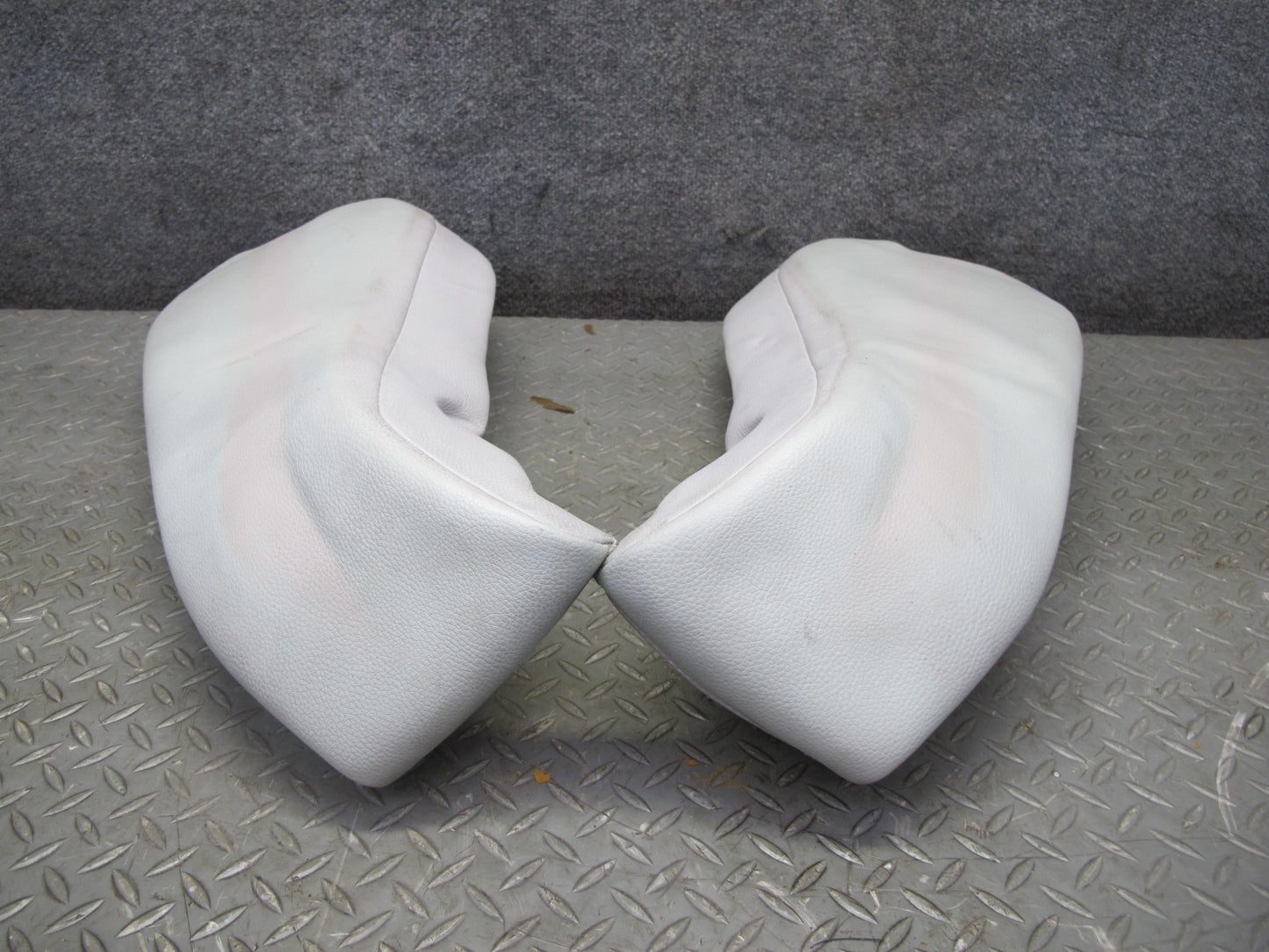 95-99 BMW E36 318ti Compact Rear Leather Seat Upper & Lower Cushion Gray OEM