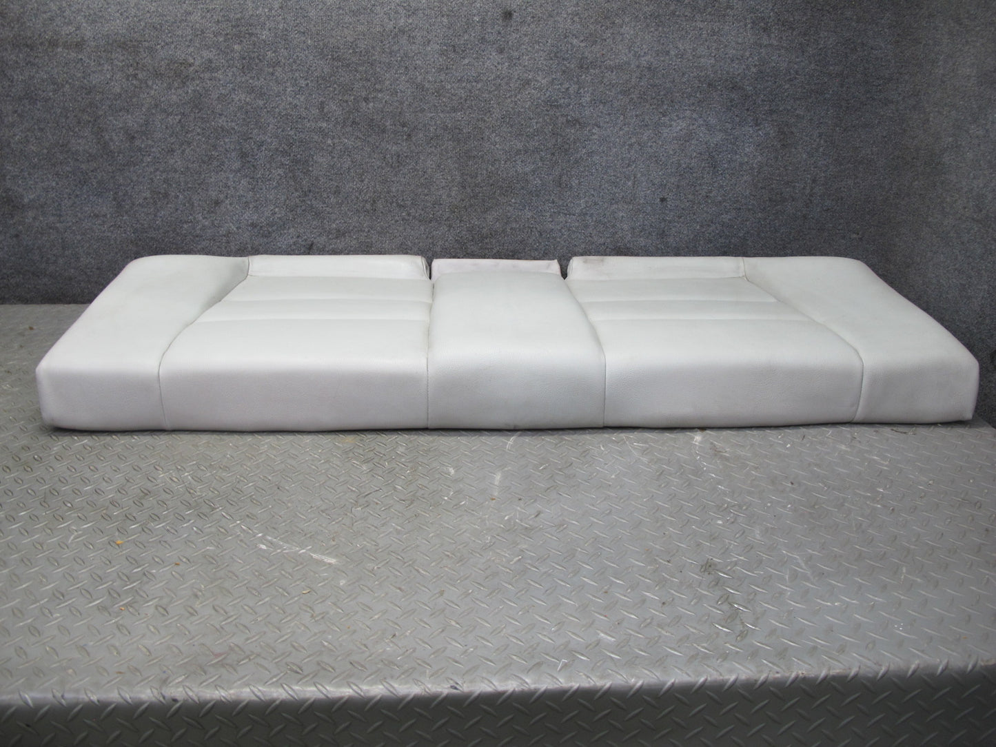 95-99 BMW E36 318ti Compact Rear Leather Seat Upper & Lower Cushion Gray OEM