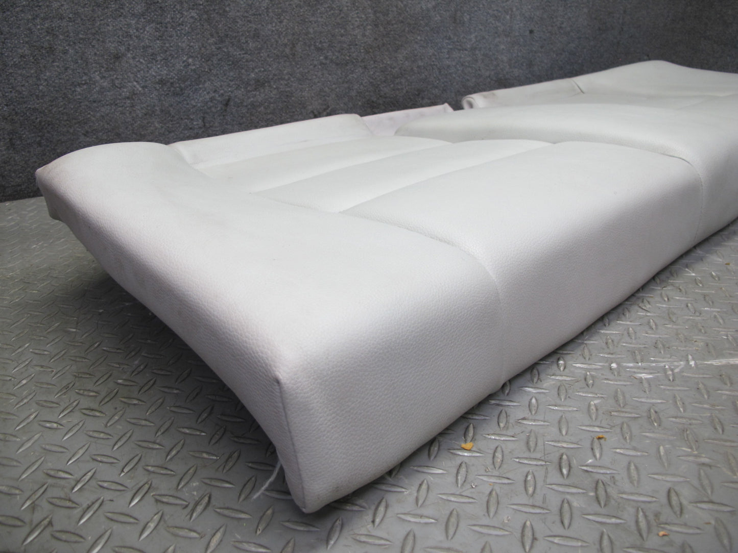 95-99 BMW E36 318ti Compact Rear Leather Seat Upper & Lower Cushion Gray OEM