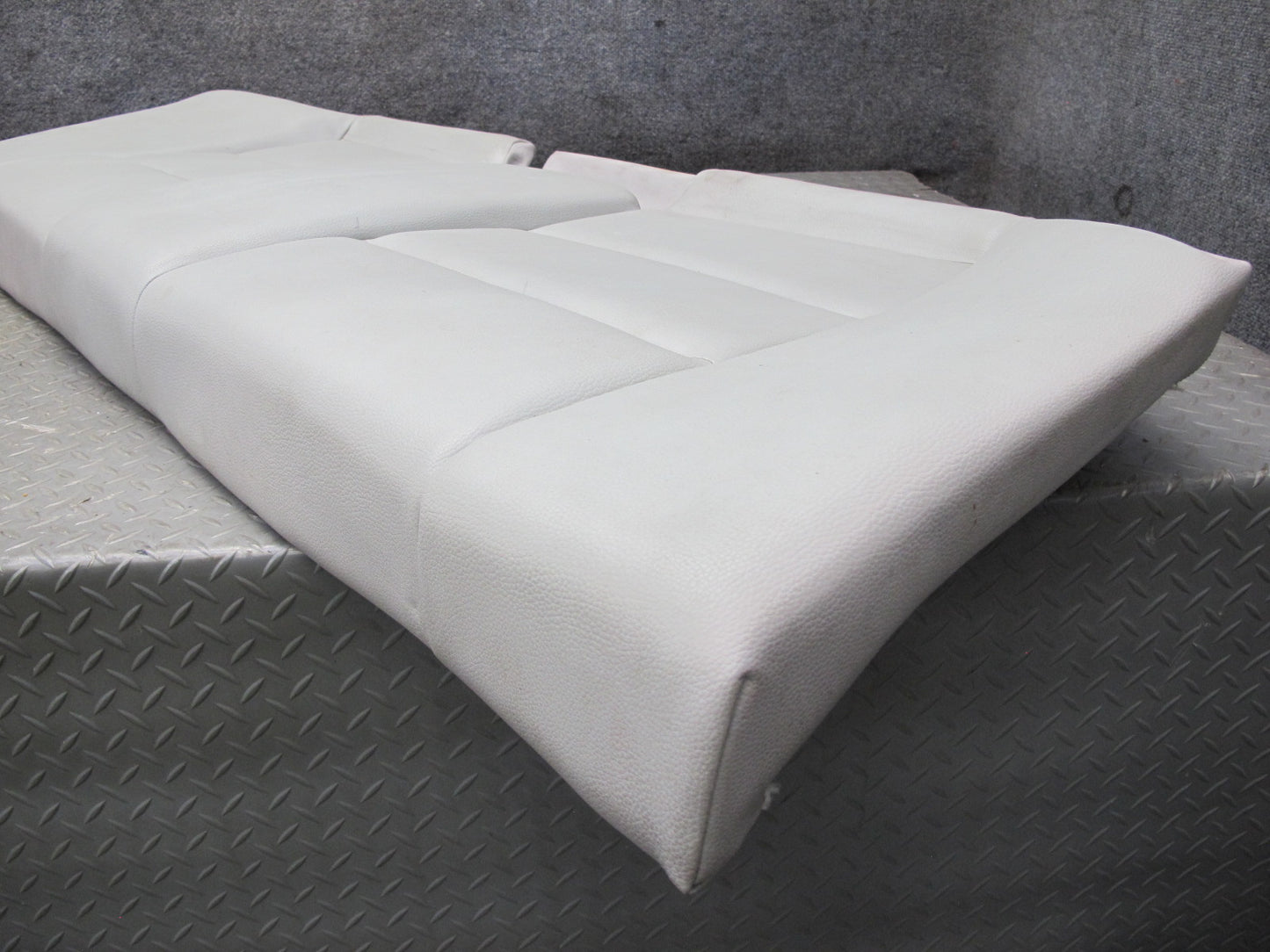 95-99 BMW E36 318ti Compact Rear Leather Seat Upper & Lower Cushion Gray OEM