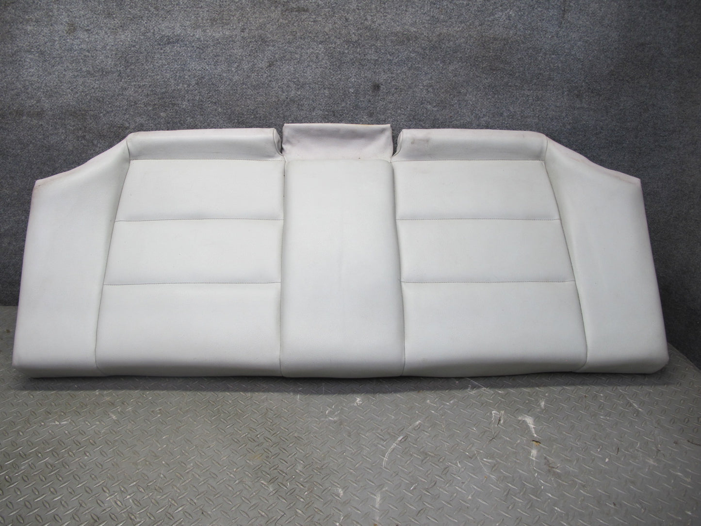 95-99 BMW E36 318ti Compact Rear Leather Seat Upper & Lower Cushion Gray OEM