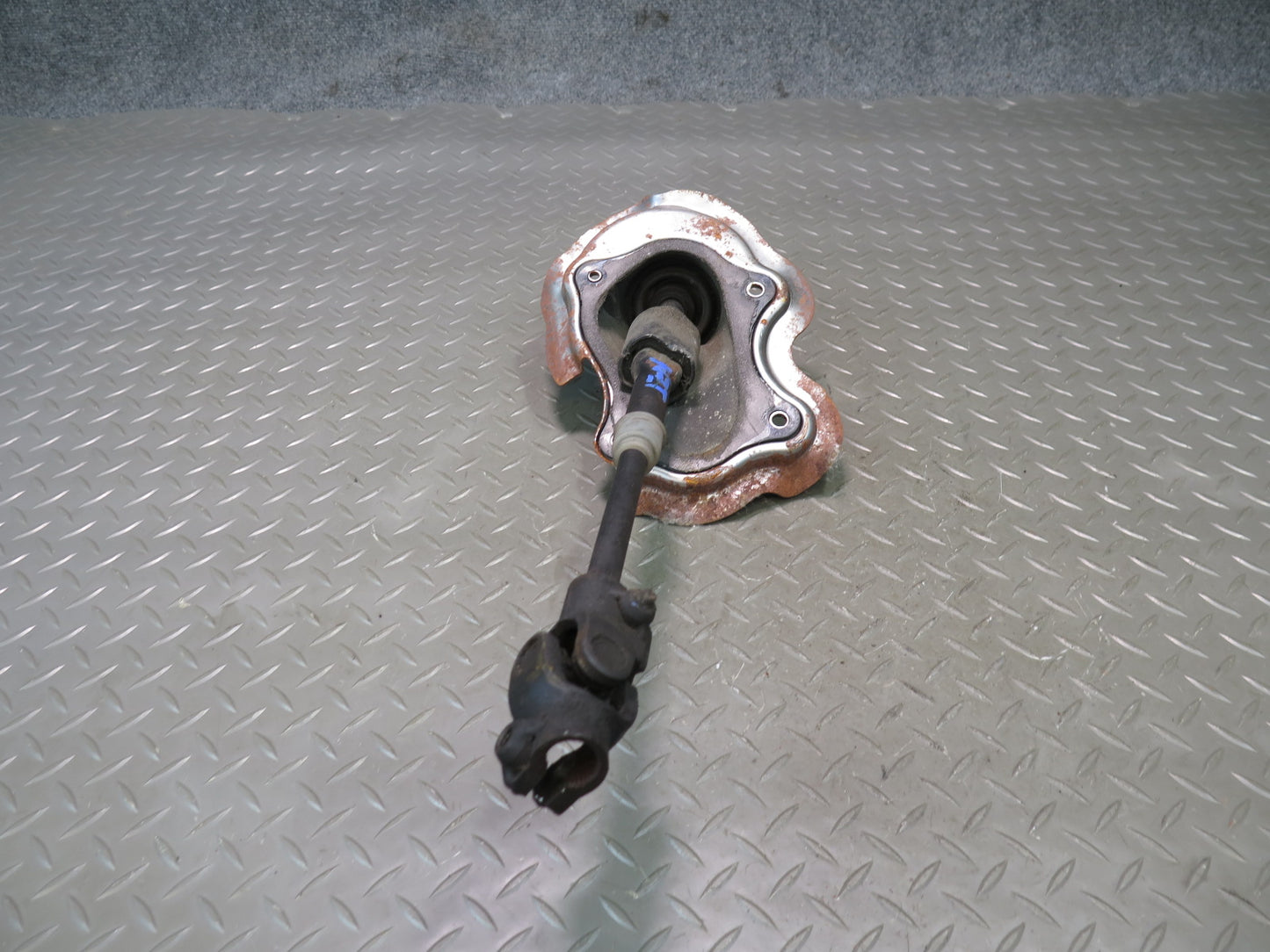 07-09 Nissan 350Z Z33 Conv Lower Steering Column U Joint Shaft w Boot Cover OEM