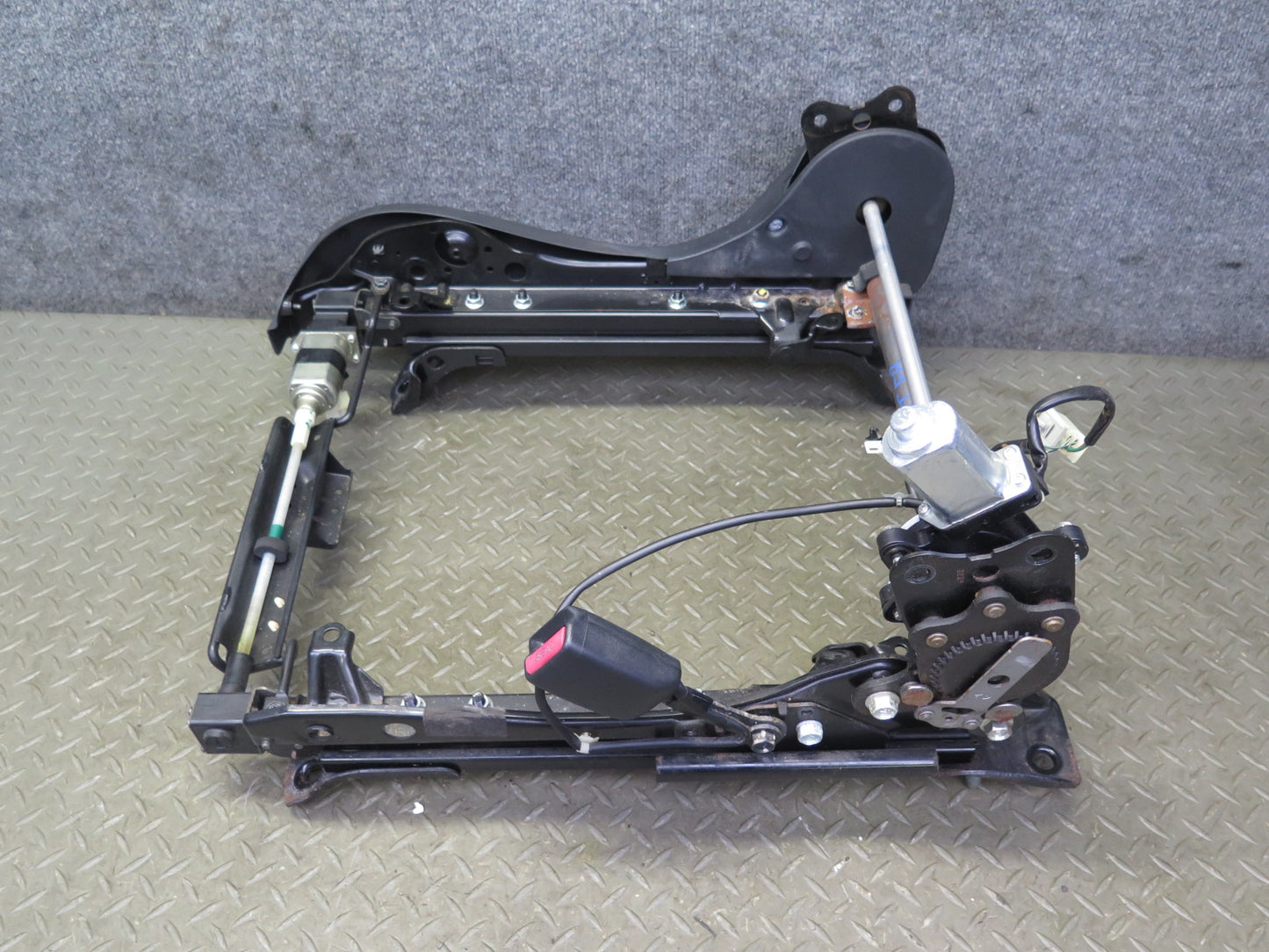 07-09 Nissan 350Z Z33 Convert Front Right Seat Lower Frame Track Rail Motor OEM