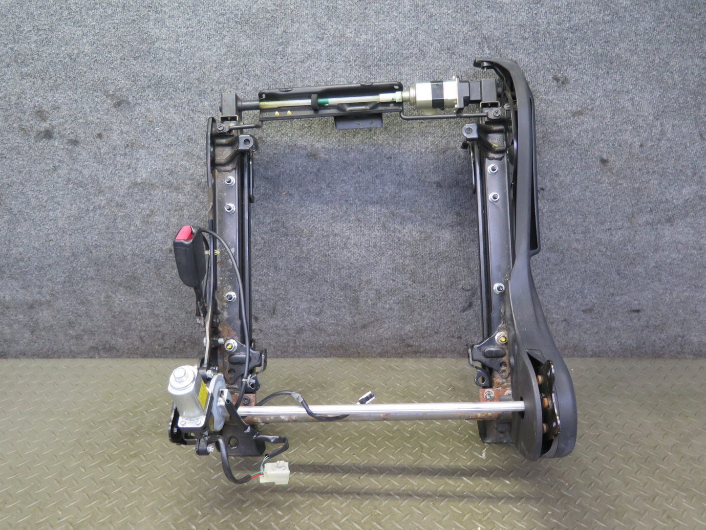 07-09 Nissan 350Z Z33 Convert Front Right Seat Lower Frame Track Rail Motor OEM