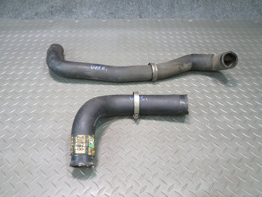 75-76 Mercedes W115 300D Set of 2 Engine Radiator Coolant Hose Pipe OEM
